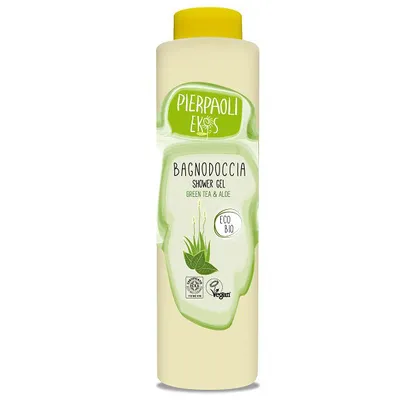 Ekos Bagno Doccia Green Tea & Aloe Vera (Żel pod prysznic z ekstraktem z zielonej herbaty i organicznym sokiem z aloesu)