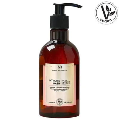 Stara Mydlarnia Intimate Wash Rose Water & Licorice (Żel do higieny intymnej `Woda różana i lukrecja`)