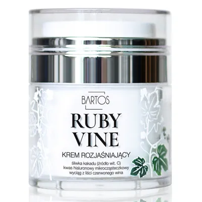 Bartos Cosmetics Ruby Vine , Krem rozjaśniający