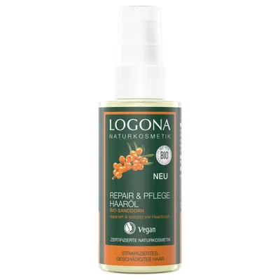 Logona Repair & Pflege, Haarol Bio-Sanddorn (Olejek do włosów z organicznym rokitnikiem)