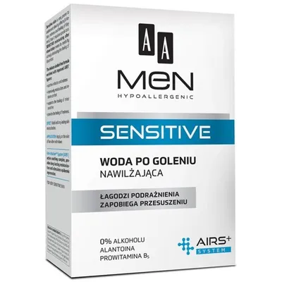 AA Men Sensitive, Woda po goleniu nawilżająca