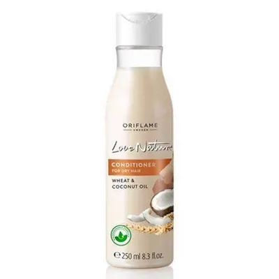 Oriflame Love Nature, Wheat & Coconut Oil Conditioner for Dry Hair (Odżywka z pszenicą i olejem kokosowym do włosów suchych)