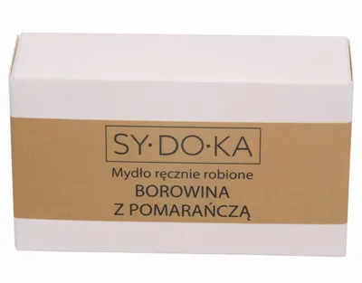 Sydoka Mydło ręcznie robione `Borowina z pomarańczą`