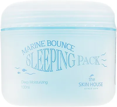 The Skin House Marine Bounce Sleeping Pack (Maska na noc z kolagenem)