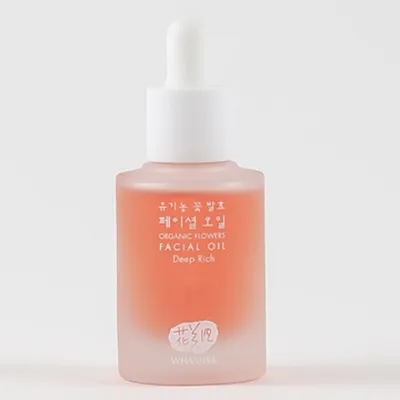 Whamisa Organic Flowers, Facial Oil Deep Rich (Olejek nawilżający)