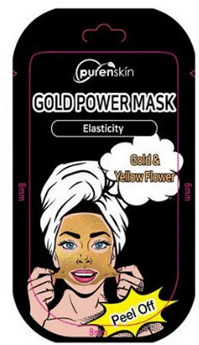 Purenskin Gold Power Mask Peel-off (Metaliczna maseczka peel-off)