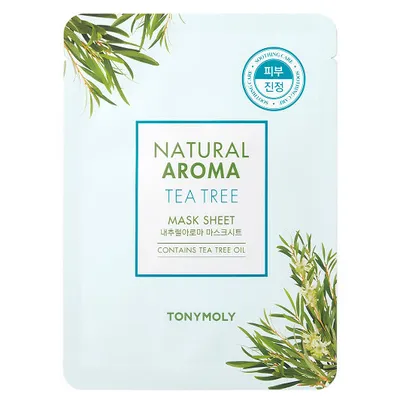 Tony Moly Natural Aroma, Tea Tree Mask Sheet (Maska w płacie)
