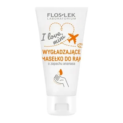 Floslek I love Mini, Wygładzające masełko do dłoni o zapachu ananasa