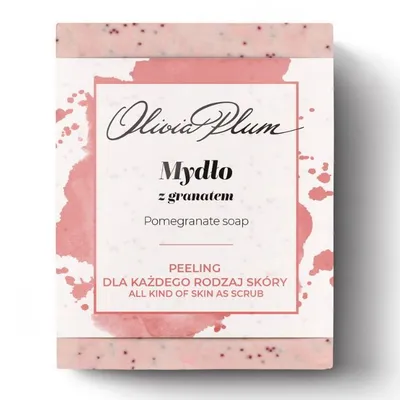 Olivia Plum Mydło z granatem do peelingu