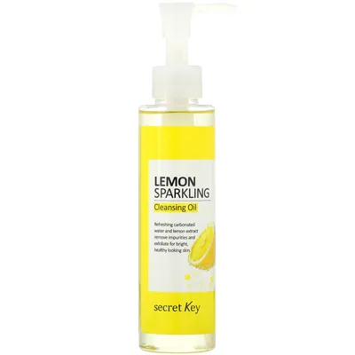 Secret Key Lemon Sparkling, Cleansing Oil (Olejek oczyszczający z wodą gazowaną i cytryną)