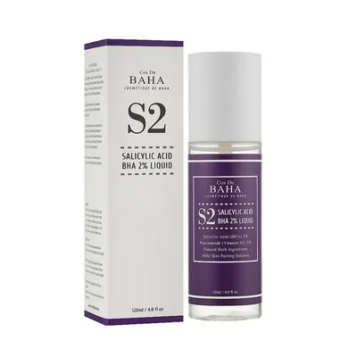 Cos De BAHA S2 Salicylic Acid BHA 2% Liquid (Toner do twarzy z kwasami BHA)