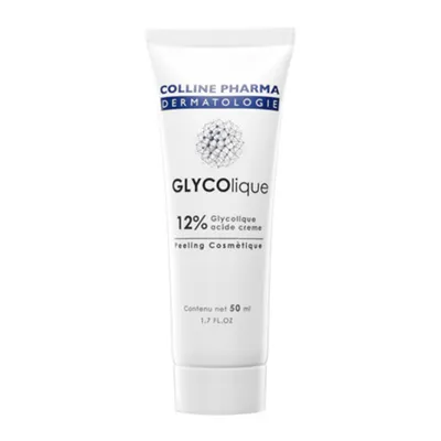 Colline Pharma GLYCOLique, 12% Glycolique Acide Creme, Peeling Cosmetique (Peeling kosmetyczny w formie kremu z zawartością 12% kwasu glikolowego)
