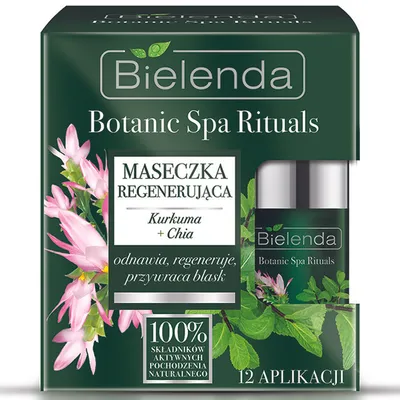 Bielenda Botanic Spa Rituals, Maseczka regenerująca `Kurkuma + chia`