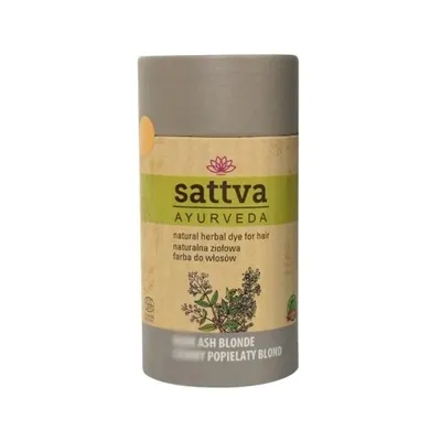 Sattva Ayurveda Natural Herbal Dye Ash Blonde (Farba do włosów popielaty Blond)