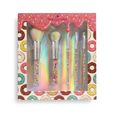 I Heart Revolution Sprinkles Brush Set (Zestaw pędzli do makijażu twarzy i oczu)