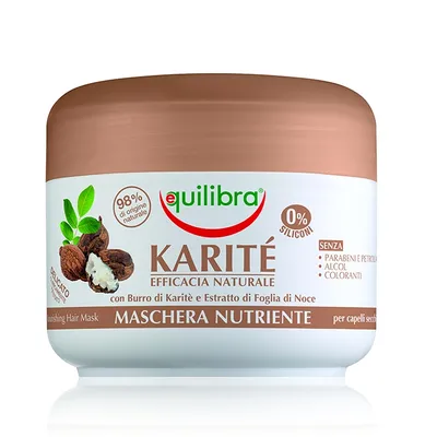 Equilibra Karitè Maschera Nutriente (Maska intensywnie odżywiająca z masłem Shea)