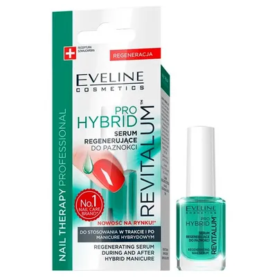 Eveline Cosmetics Nail Therapy Professional, Revitalum, Pro Hybrid, Serum regenerujące do paznokci