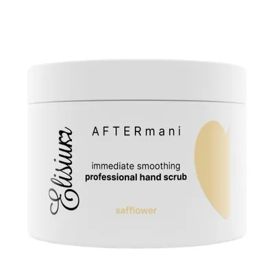 Elisium AFTERmani, Safflower Immediate Smoothing Professional Hand Scrub (Wygładzający peeling do rąk o zapachu kwiatów)
