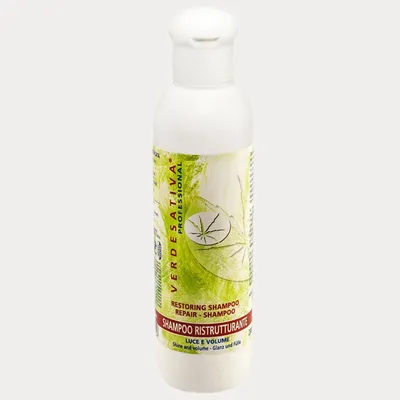 Verdesativa Shampoo Ristrutturante Luce e Volume (Szampon do włosów farbowanych `Blask i objętość`)