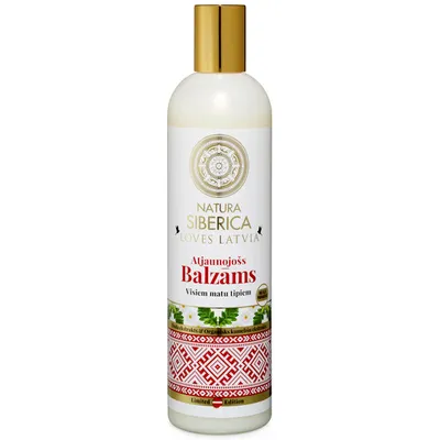 Natura Siberica Loves Latvia, Odbudowujący balsam do włosów farbowanych
