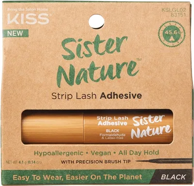 Kiss Sister Nature, Strip Lash Adhesive Black (Klej do rzęs czarny)
