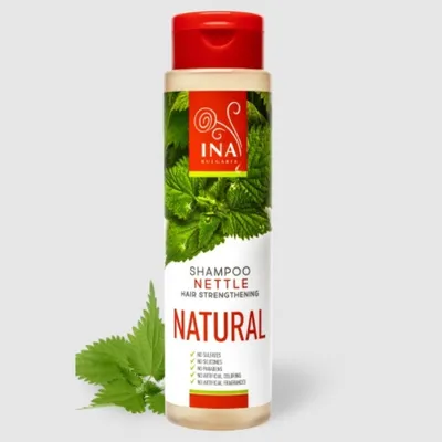 Ina Bulgaria Naturalny szampon pokrzywowy przeciw wypadaniu włosów