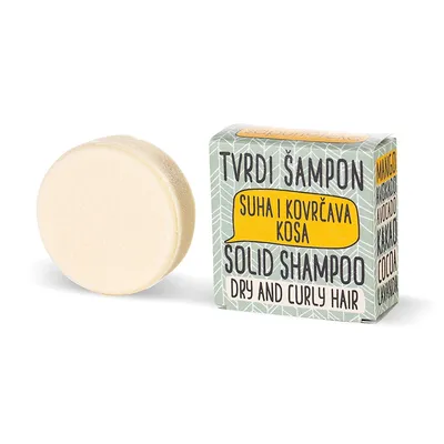 Sapunoteka Solid Shampoo for Dry and Curly Hair (Szampon do włosów suchych i kręconych)