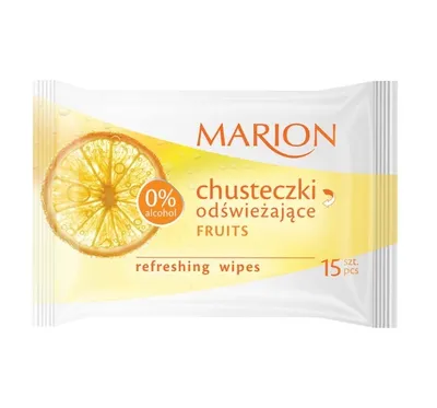 Marion Fruits, Refreshing Wipes (Chusteczki odświeżające)