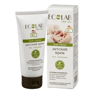 Ecolab Baby Care, Krem pod pieluszkę przeciw odparzeniom dla dzieci 0+