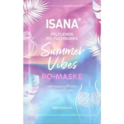 Isana Summer Vibes, Nourishing Butt Sheet Mask (Maska w płachcie na pośladki)