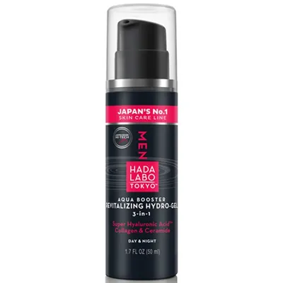 Hada Labo Tokyo Aqua Booster Revitalizing Hydro-Gel (Żel nawilżająco- rewitalizujący na dzień i na noc dla mężczyzn)