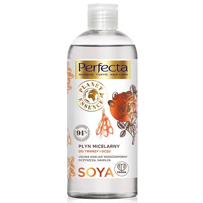 Perfecta Planet Essence SOYA, Płyn micelarny do twarzy i oczu