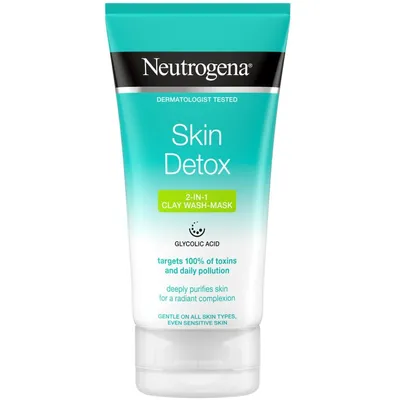 Neutrogena Skin Detox-in-1 Clay Wash-Mask (Oczyszczająca maska 2 w 1)