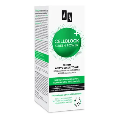 AA Cell Block Green Power, Serum antycellulitowe