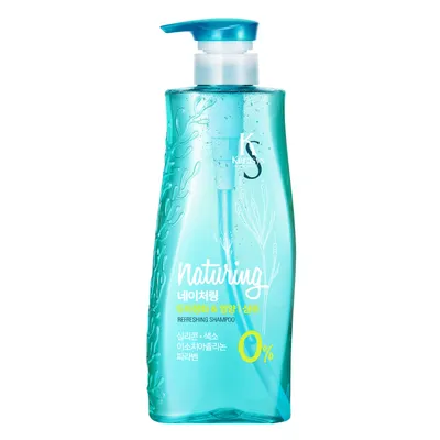 Kerasys Naturing Refreshing Shampoo (Odświeżający szampon do włosów zniszczonych z algami morskimi)