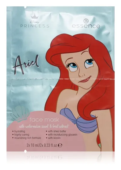 Essence Disney Princess Ariel  Face Mask (Maseczka do twarzy z masłem shea)