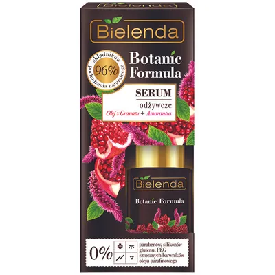Bielenda Botanic Formula, Serum odżywcze na dzień i na noc `Olej z granatu + amarantus`