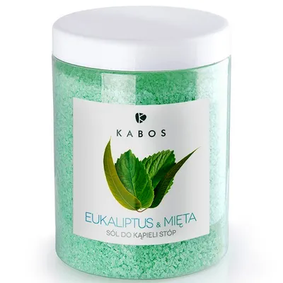 Kabos Cosmetics Sól do stóp `Eukaliptus i mięta`