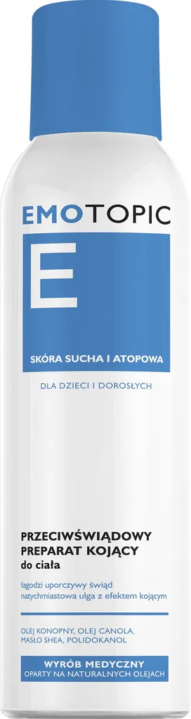 Emotopic Przeciwświądowy preparat kojący do ciała
