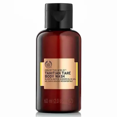 The Body Shop Spa of the World, Tahitian Tiare Body Wash [Bath & Shower Oil-In-Gel ] (Żel pod prysznic [Olejek w żelu do mycia ciała])