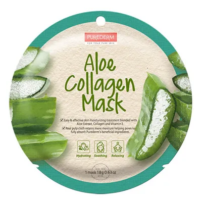 Purederm Aloe Collagen Mask (Aloesowa maseczka kolagenowa)