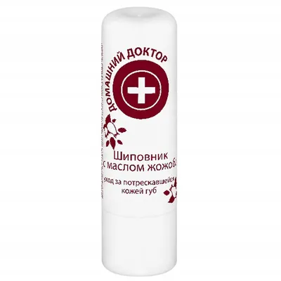 Domowy Doktor Pomadka do ust `Dzika róża i olej jojoba`