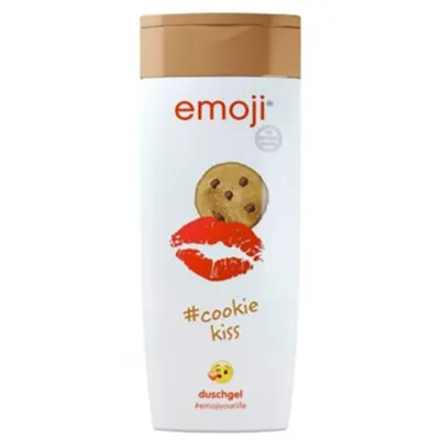 Emoji Cookie Kiss, Duschgel (Żel pod prysznic o zapachu ciasteczek)