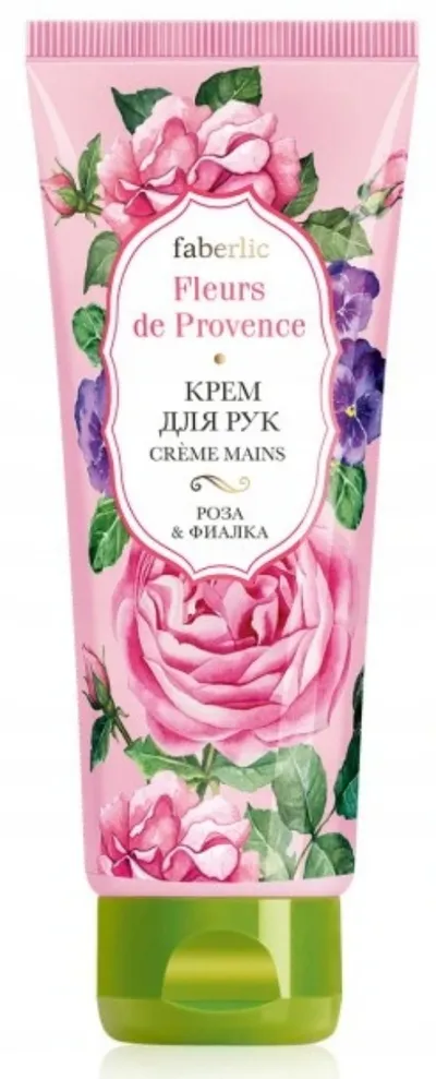 Faberlic Fleurs de Provence, Krem do rąk `Róża i fiołek`