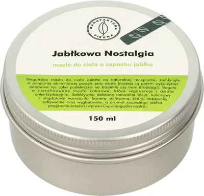 Manufaktura Piękna Masło do ciała o zapachu jabłka `Jabłkowa Nostalgia `