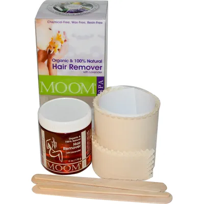 MOOM Organic Hair Remover Kit with Lawender (Lawendowy zestaw do depilacji cukrowej)