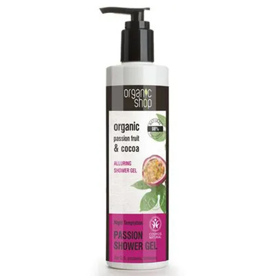 Organic Shop Passion Fruit & Cocoa, Passion Shower Gel (Żel pod prysznic `Nocna pokusa`)