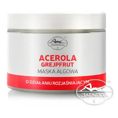 Jadwiga Maska algowa  o działaniu rozjaśniającym `Acerola i grejpfrut`