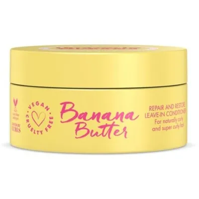 Umberto Giannini Banana Butter Vegan Leave-In Conditioner (Regenerująca odżywka bez spłukiwania)