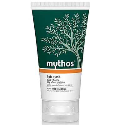 Flax Mythos, Hair Mask All Hair Types Olive + Honey (Terapeutyczna maska do włosów z miodem i soją)